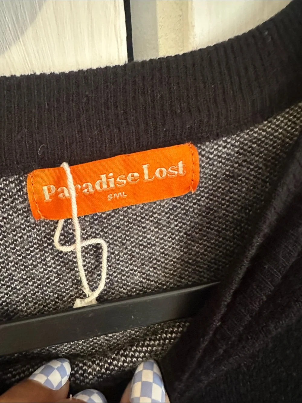 Paradise Lost we fall we rise  sweatshirt size small oversized